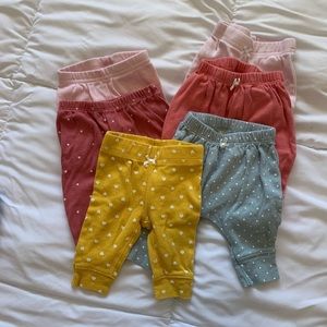 Carter’s Newborn pants bundle.